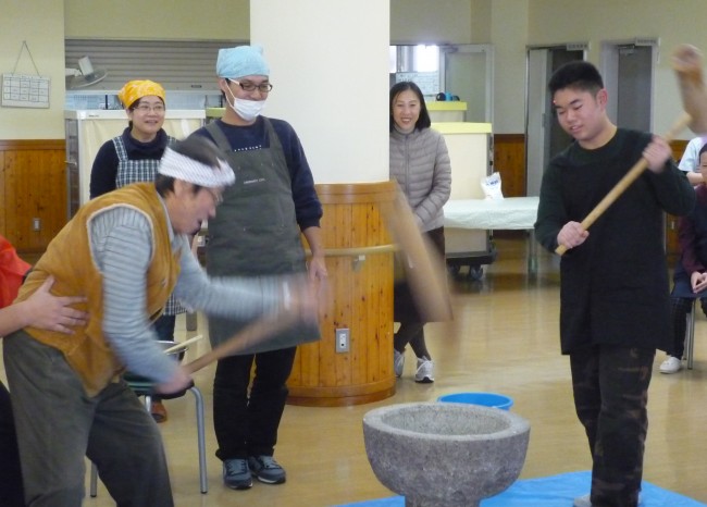 ボランティアに来てくれた学生君、ありがとう！